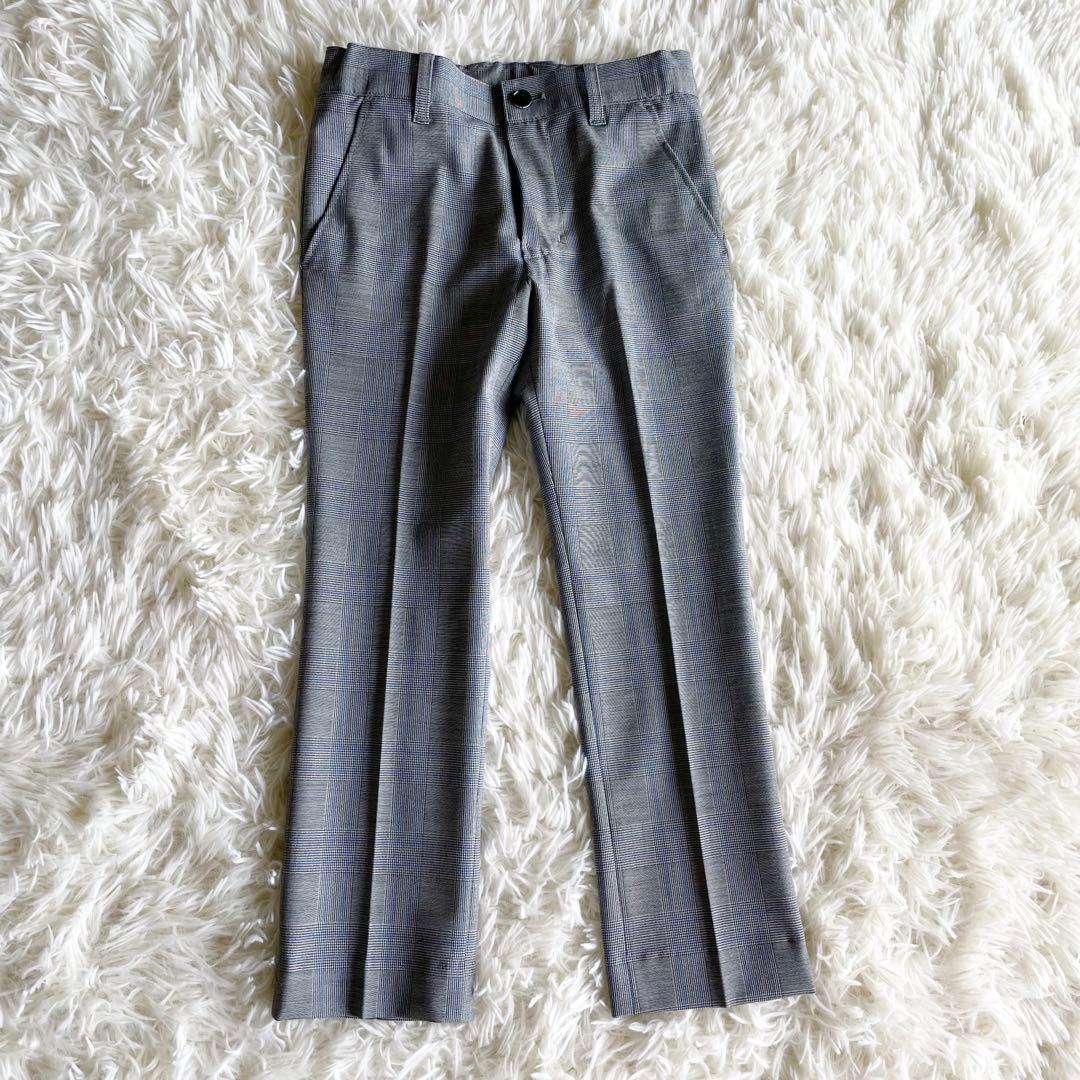 極美品✨ウォルツバイビームスデザイン セットアップ スーツ チェック120 卒服