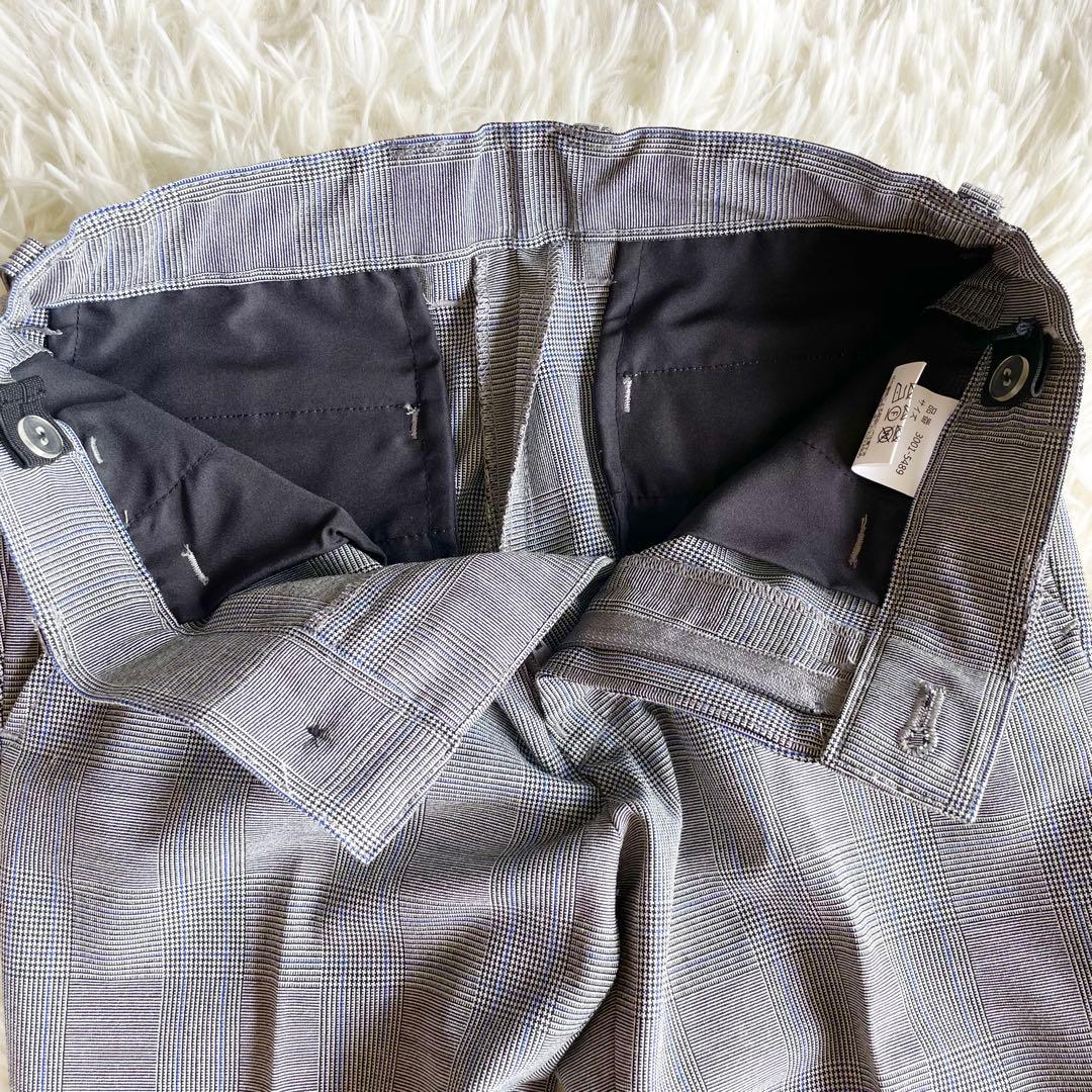 極美品✨ウォルツバイビームスデザイン セットアップ スーツ チェック120 卒服