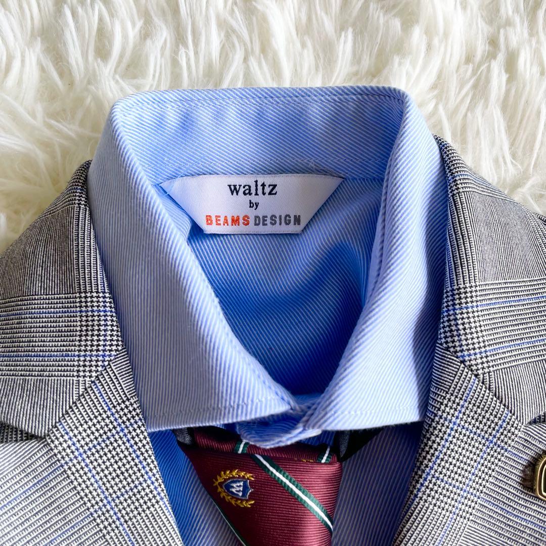 極美品✨ウォルツバイビームスデザイン セットアップ スーツ チェック120 卒服
