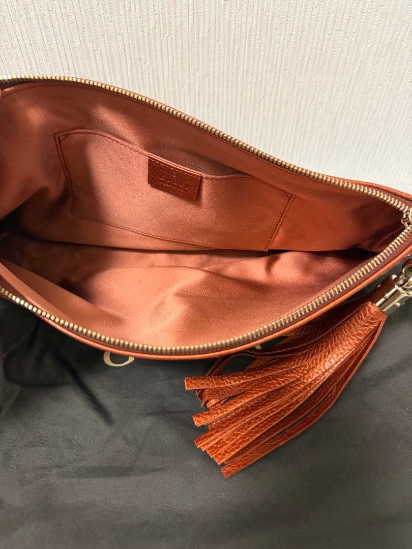 専用！GUCCI クラッチ　フリンジ　タッセル　パーティー