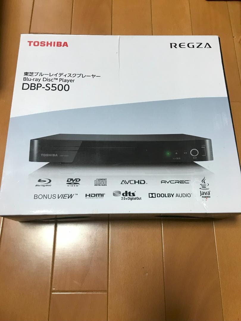 東芝 Blu-rayプレーヤー DBP-S500　21年製