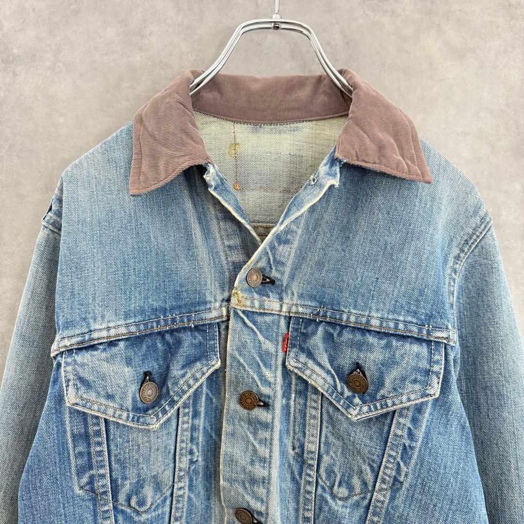 70s Levi's 70505 デニムジャケット 襟コーデュロイ 36相当