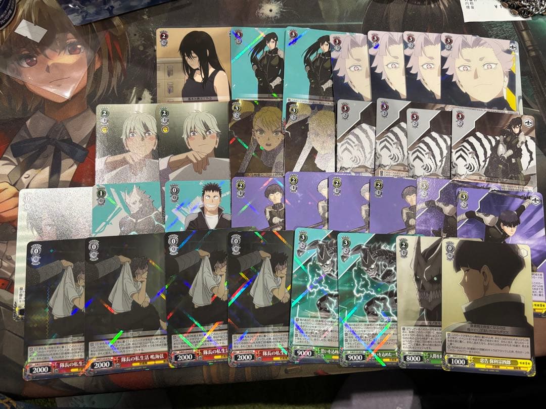 ヴァイスシュヴァルツ　怪獣8号　8扉デッキ+パーツ