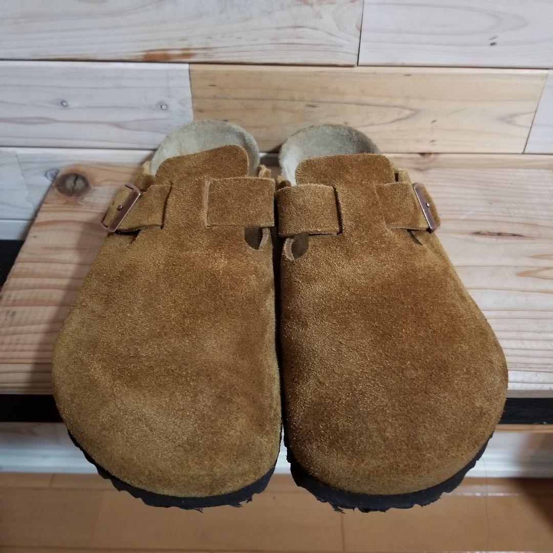 極美品　ビルケンシュトック　Boston　ボストン　ミンク　レギュラー　27