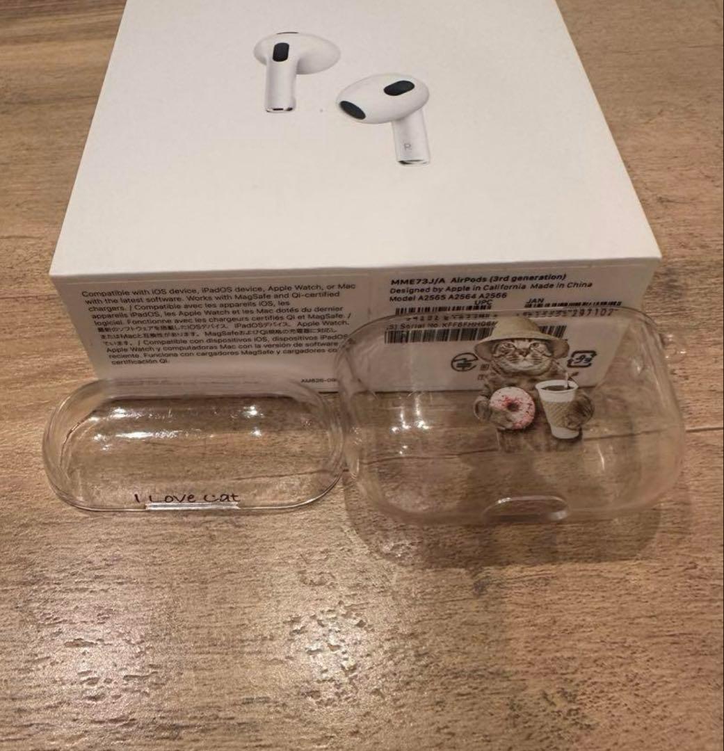 【てく様用（仮）】AirPods3本体 ホワイト✳︎ケース付き