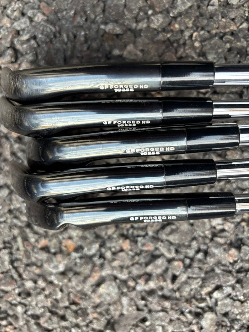 カスタムブラック仕様　ミズノプロ221アイアン　5本セット