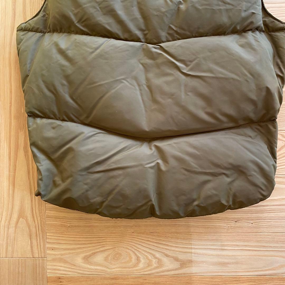 70s Schott ショット ダウンベスト 40 USA製 レザーヨーク ボア