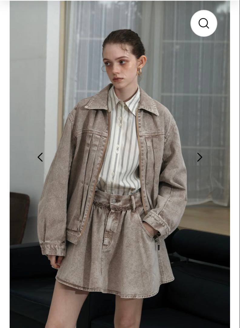 【THETOE】Olympia Denim Skirt サイズM