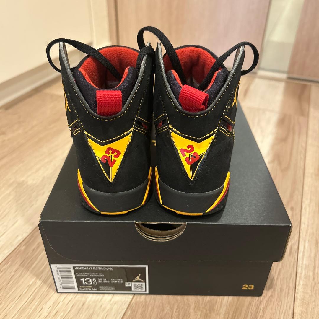 美品　3回使用　NIKE AIR JORDAN RETRO 7 19.5cm