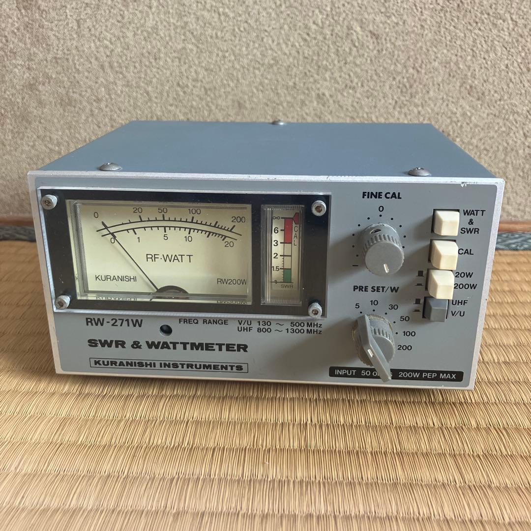 クラニシ　RW-271W SWR、パワー計