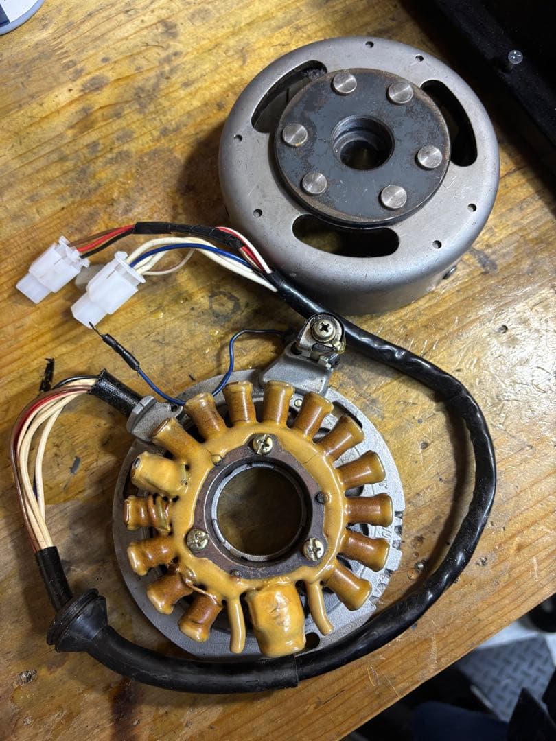 RZ250 4L3 ダイナモ　ジェネレーター　フライホイール　極上中古良品