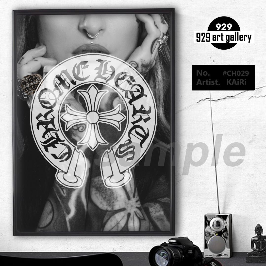 CHROME HEARTS type☆オマージュインテリアポスター＃CH29