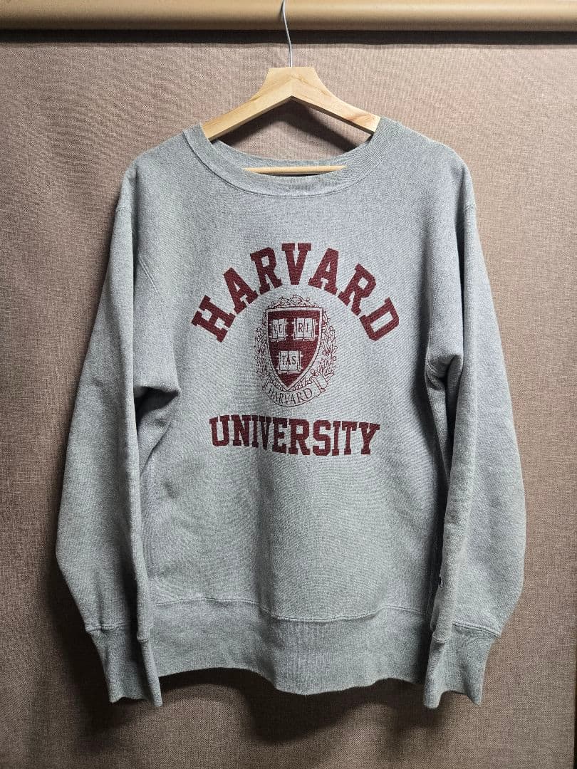 champion 復刻 赤単タグ ハーバード大学 リバースウィーブ USA製