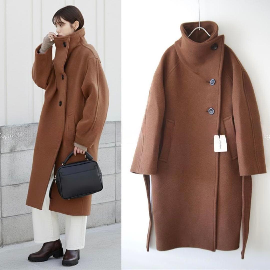 ACNE STUDIOS ダブルブレスト オーバーサイズ ウール コート アクネ