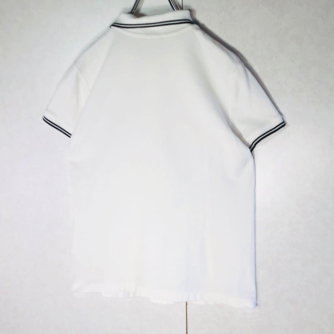 【人気デザイン】モンクレール バイカラー ワンポイント刺繍ロゴ 半袖ポロシャツ