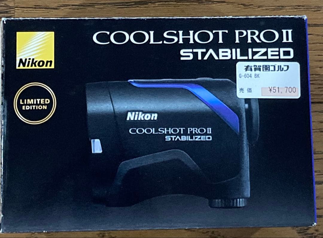 ゴルフ　ニコン　有賀園　レーザー距離計　新品　定価51700円