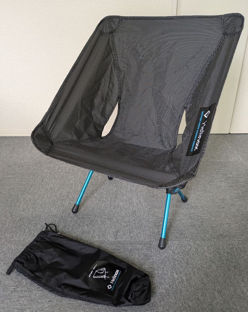 超絶軽い♪Helinox ヘリノックス チェアゼロ　ブラック　（未使用に近い）