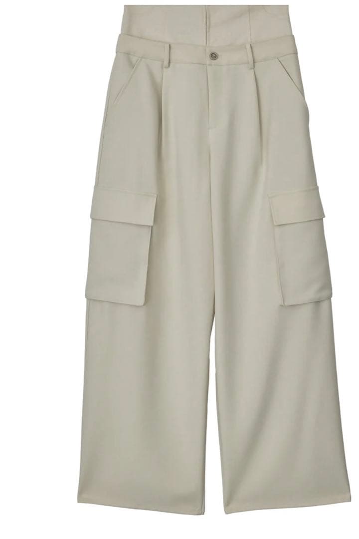 新品未使用　DENIM LIKE CORSET WORK PANTS ホワイト