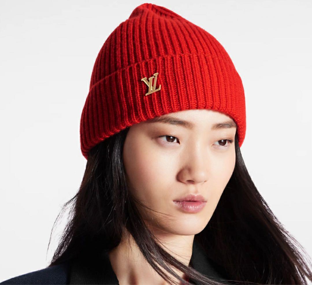 【激レア最安値】Louis Vuitton ビーニー LV スパーク RED