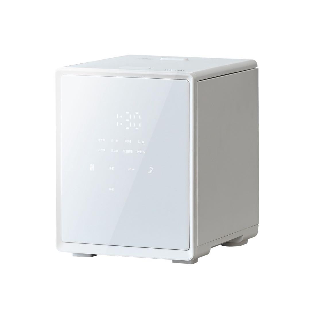 【未使用】 山善 5.5合 炊飯器 キューブ型 ホワイト YJS-CM102-W