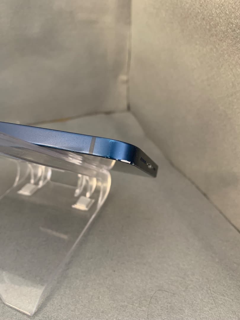 美品　国内版　SIMフリー　iPhone12 128GB　ブルー色