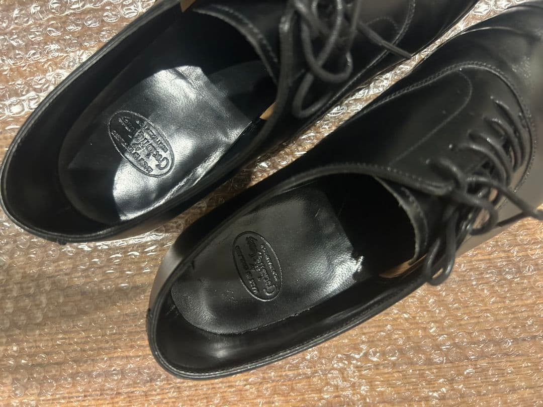 Crockett Jones ブラックドレスシューズ ビジネス　黒　8.5