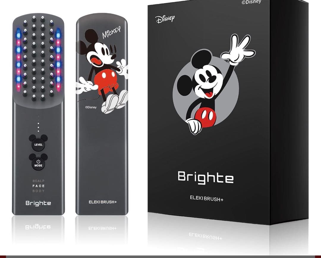 エレキブラシプラス　電気ブラシ　ミッキー限定デザイン　スカルプセラム付き