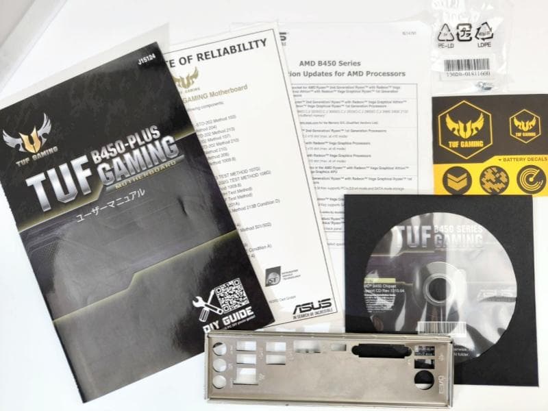 TUF GAMING B450-PLUS + メモリ DDR4-2666 セット