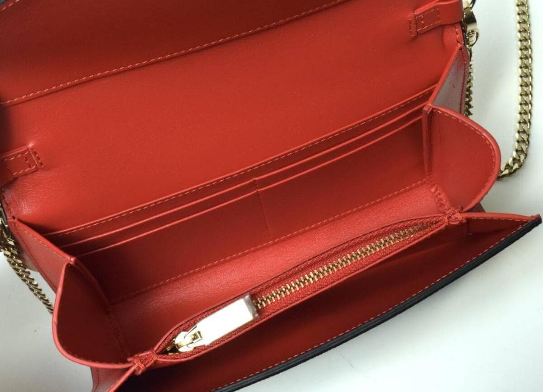 未使用 クリスチャンルブタン LOUBI54 レオパード ウォレットバッグ 財布