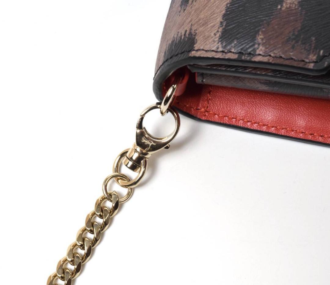 未使用 クリスチャンルブタン LOUBI54 レオパード ウォレットバッグ 財布