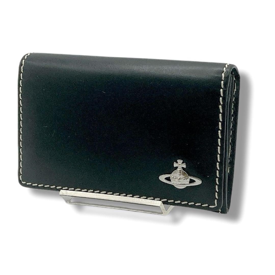 極美品✨ヴィヴィアンウエストウッド　カードケース　名刺入れ　オーヴ　ブラック