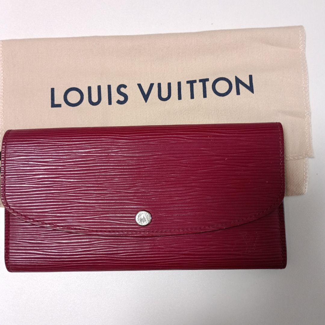 LOUIS VUITTON エピレザー 長財布 赤
