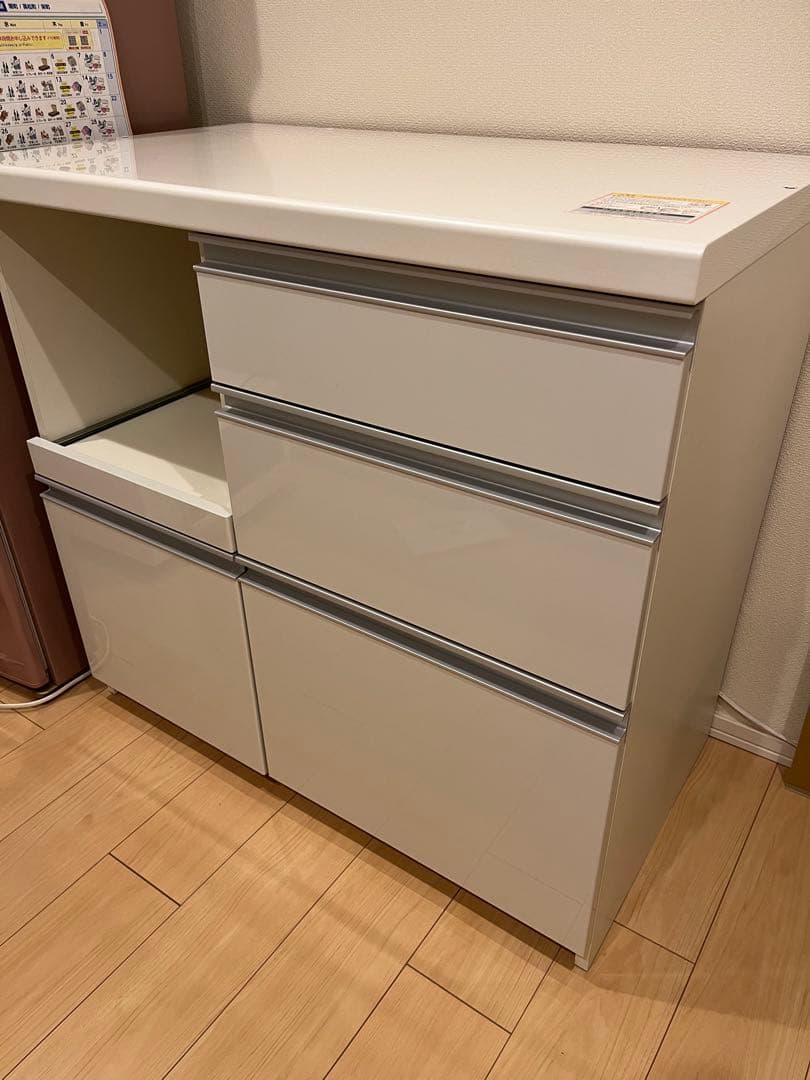 パモウナ　キッチンボード　下台　90センチ