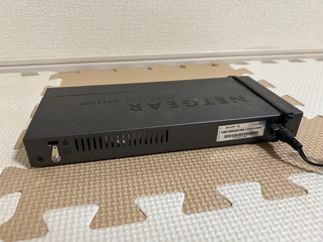 NETGEAR GS110TP 8ポート スイッチングハブ