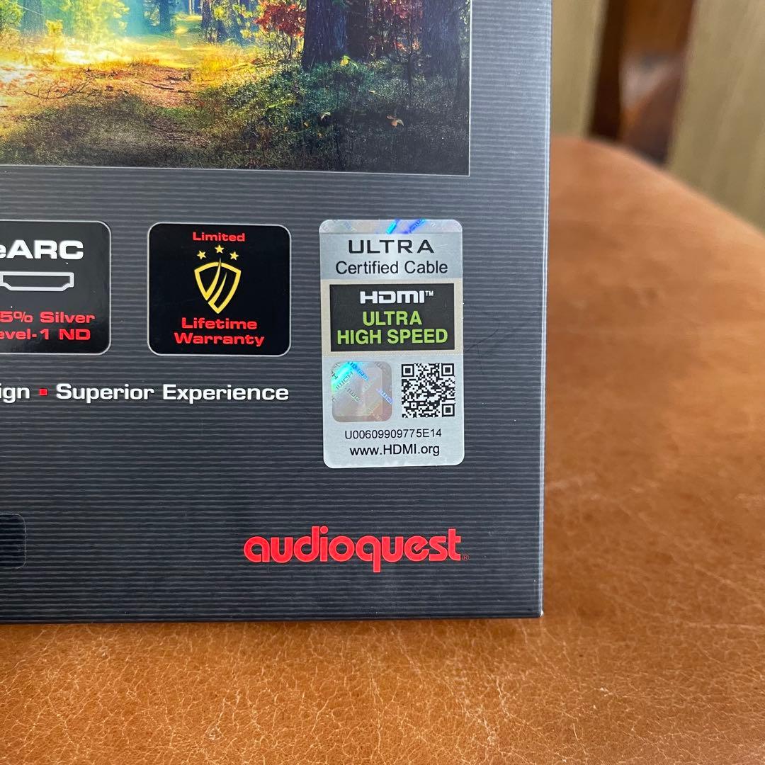 新品 オーディオクエスト HDMIケーブル 4K FOR48G2M