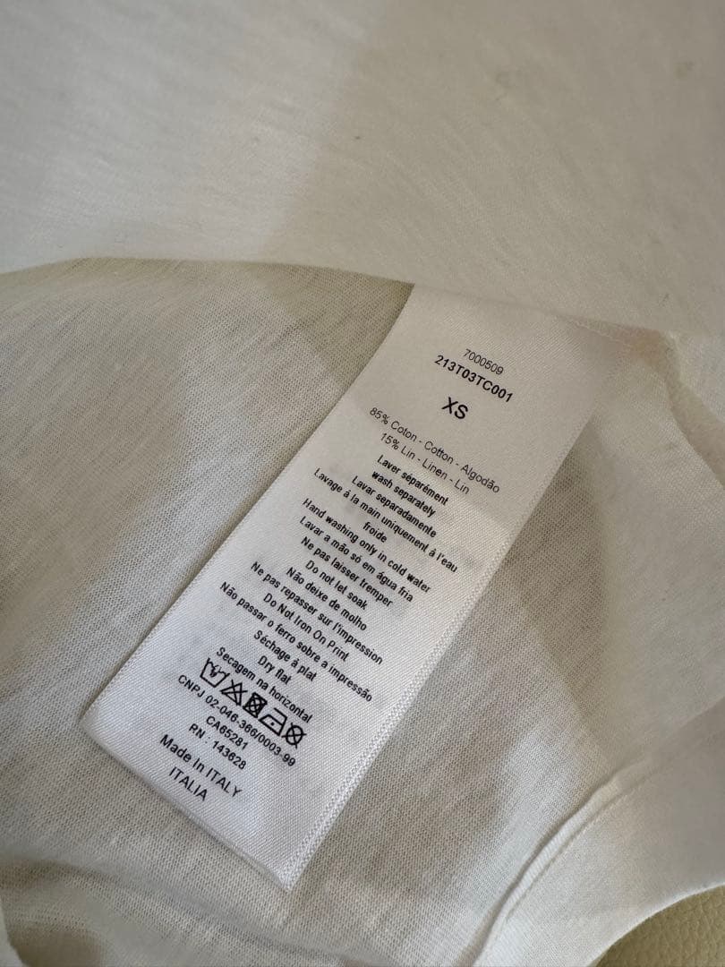 定価135,000円 新品タグ付き J'ADIOR8 dior Tシャツ　X S