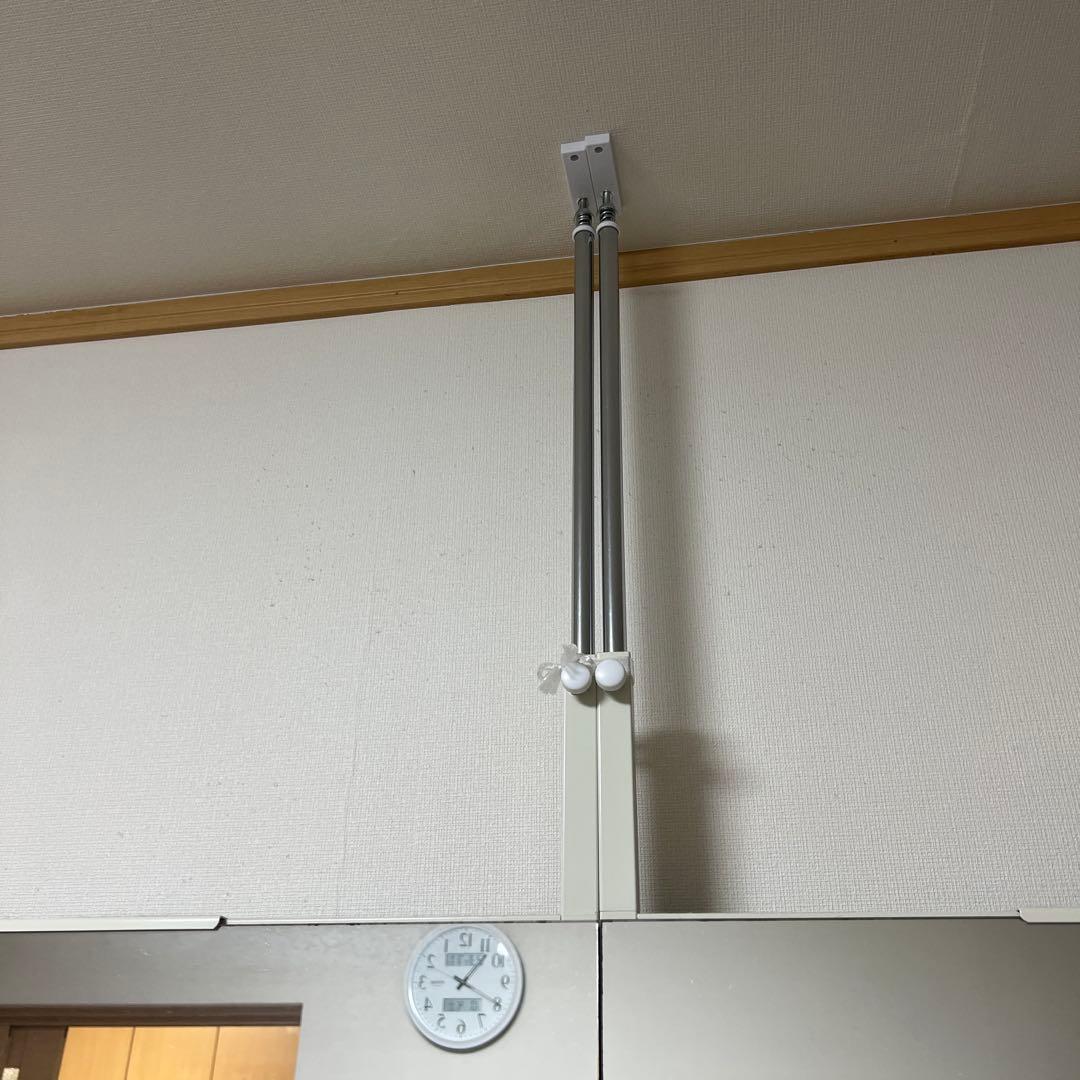 2枚セット 大型ミラー 幅80cm×179cm 天井突っ張りミラー