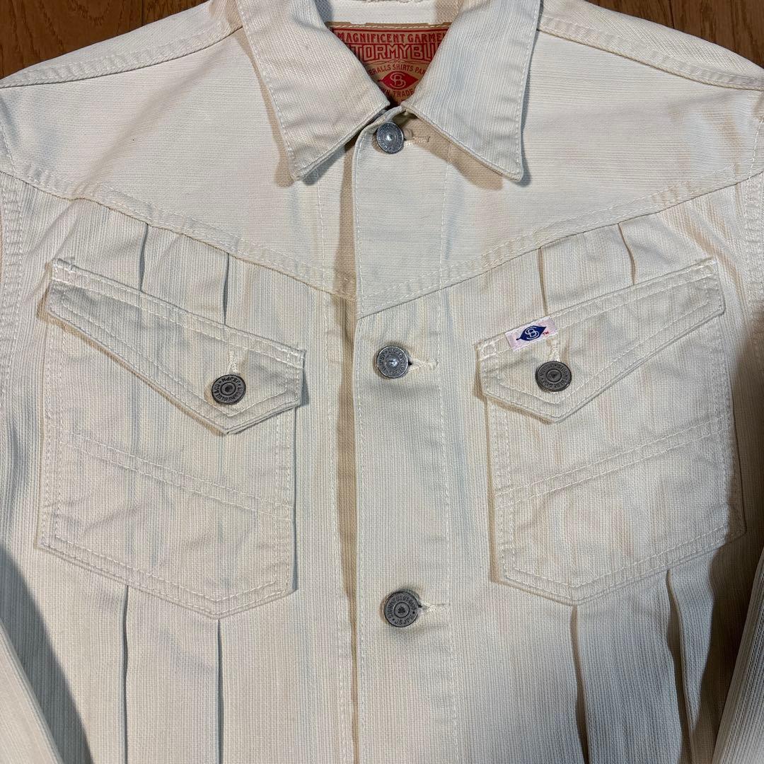 PHERROWS フェローズ 15周年記念モデルピケホワイトデニムジャケット38