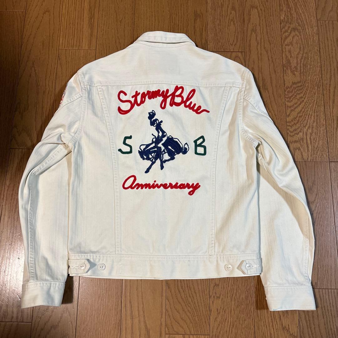 PHERROWS フェローズ 15周年記念モデルピケホワイトデニムジャケット38