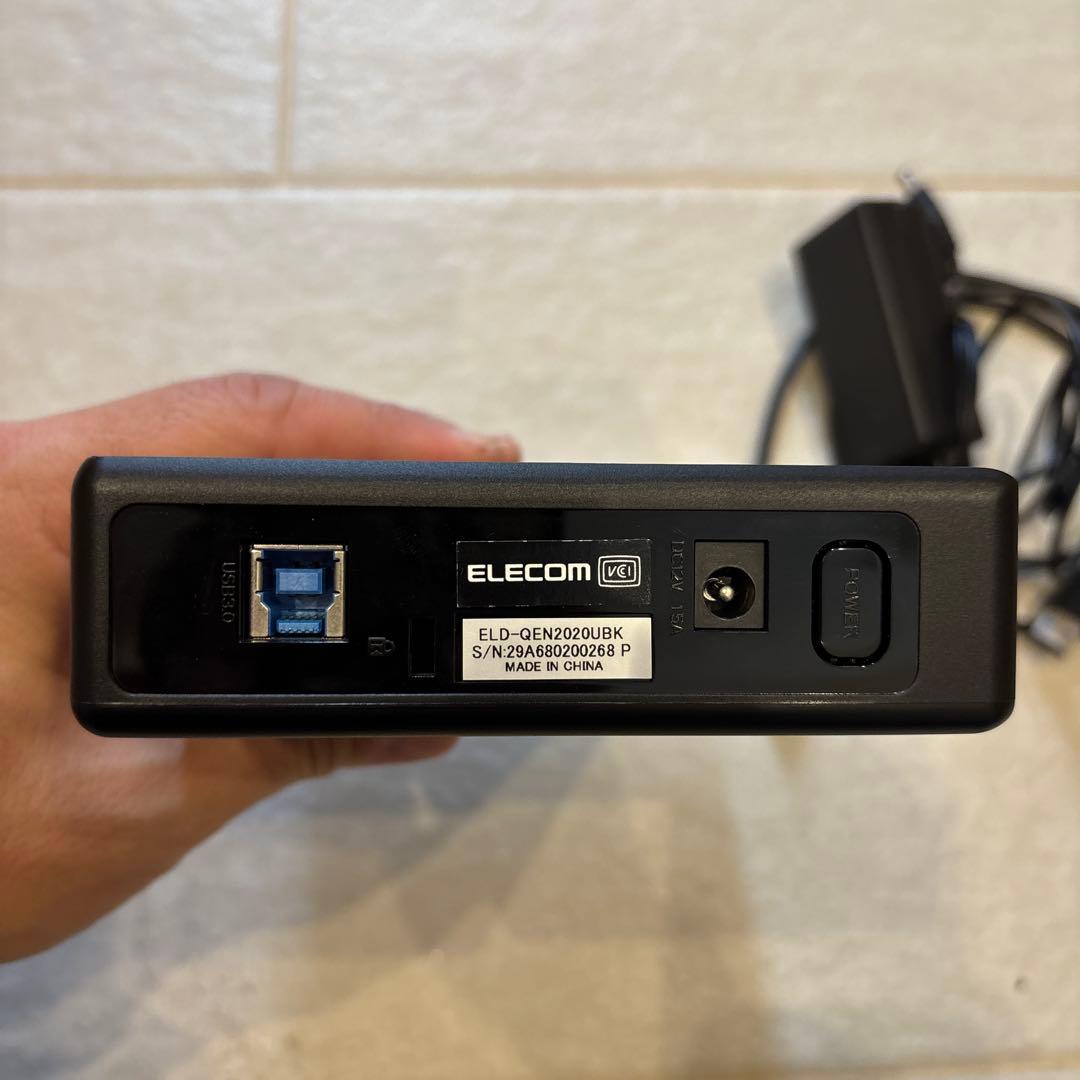 ELECOM ELD-GEN2020UBK 外付けHDD