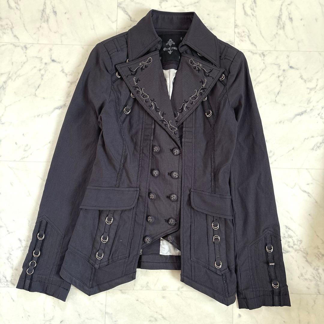 ozz croce オッズクローチェ 刺繍 ジャケット ゴスルック