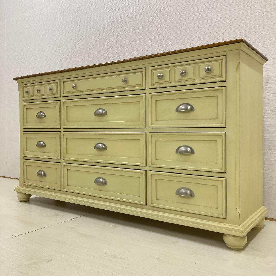 ASHLEY アシュレイ　アンティーク調　４段　チェスト　サイドボード　収納