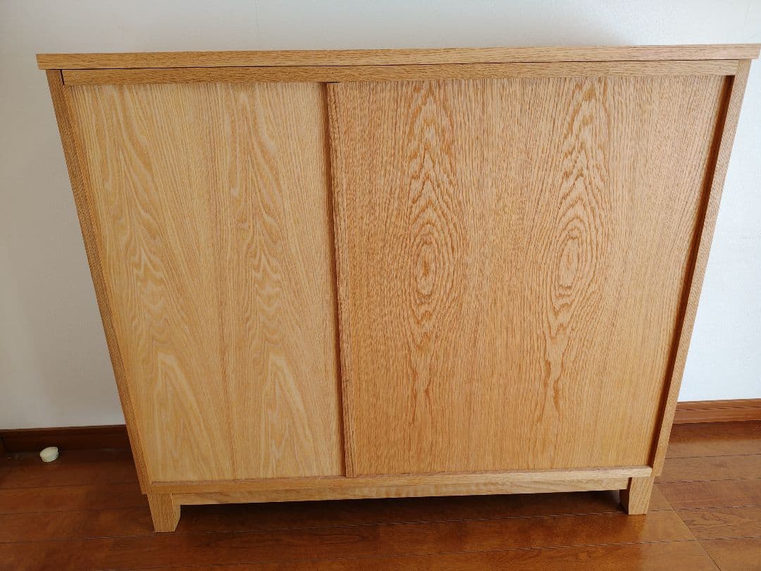 オーク材　無垢 　本棚　 飾り棚　棚