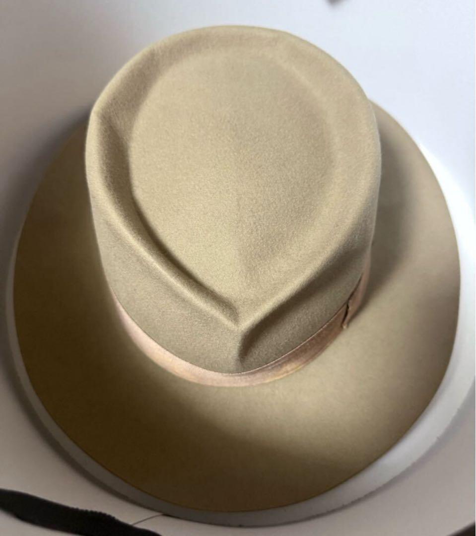 ワコマリア ビーバーハット ベージュ