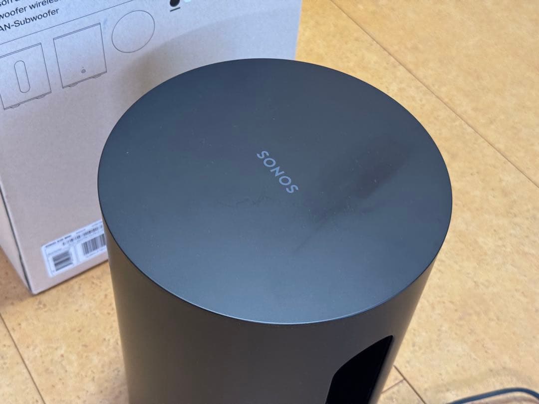 Sonos Sub Mini ワイヤレスサブウーファー ブラック