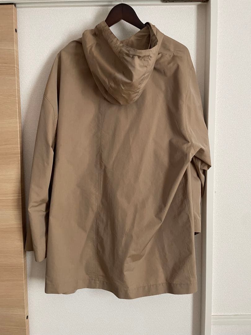 ジャケット・アウター AURALEE FINX POLYESTER HOODED COAT