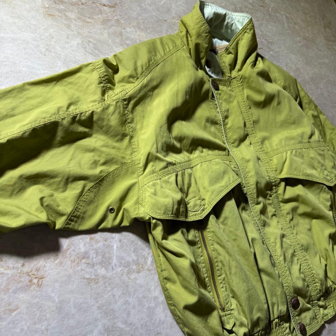 EUR military flight jacket古着オリーブイエロー58希少