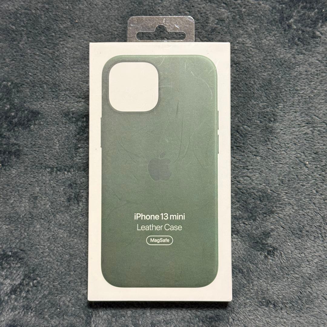 新品未開封 アップル純正 iPhone 13 mini レザーケース