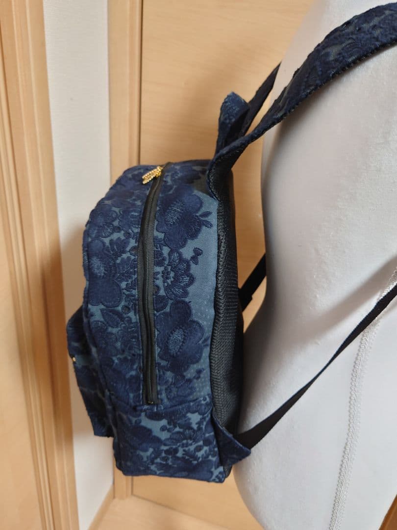 smile flower charcoal ミナペルホネン　リュック