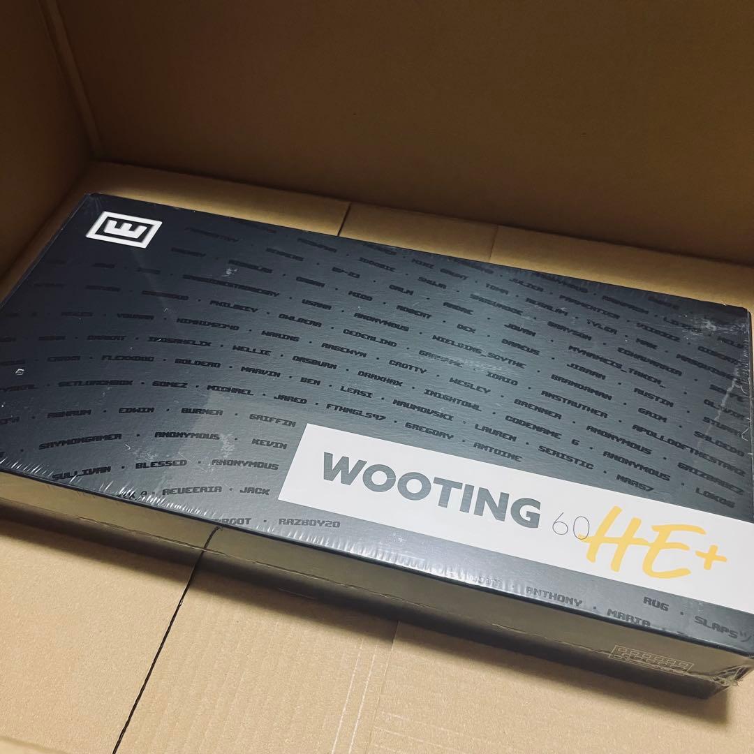 【新品未開封】Wooting 60 HE+ ラピッドトリガー